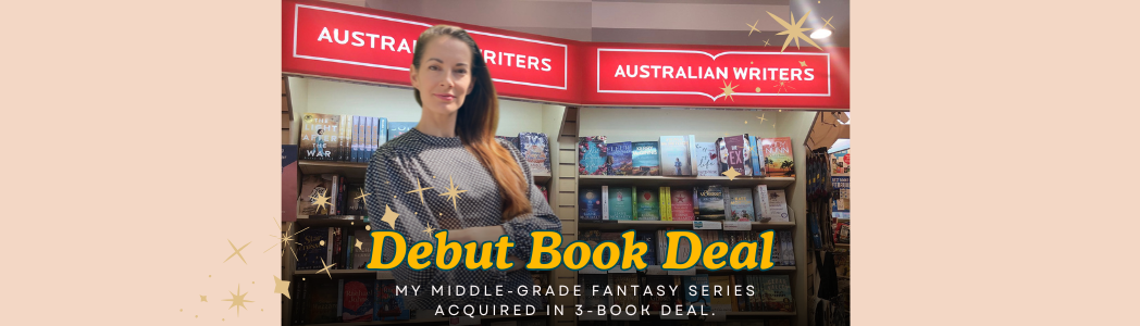 Debut book deal, middle-grade books for kids. Feathers of Farwood trilogy coming in 2026 with Riveted Press.