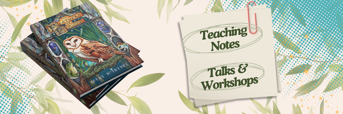 Cover of The Feathers of Farwood by Jayne McIntyre, middle-grade fantasy book. For teachers and librarians.